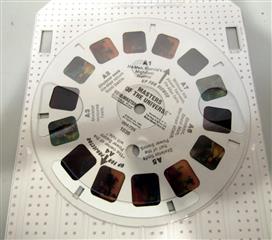 VINTAGE TALKING VIEW MASTER MASTERS OF THE UNIVERSE HE MAN 3-D CARTRIDGE ALBUM -